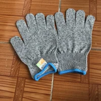 Găng tay chống cắt cấp độ 5 viền xanh NPS-GT10020567