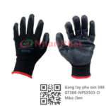 Găng tay phủ NHÚNG sơn 388 màu đen GT388-NPS3503-D