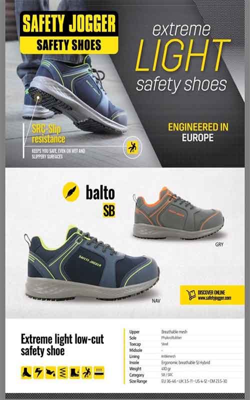 Giày bảo hộ thể thao siêu nhẹ Jogger Balto S1 SRC