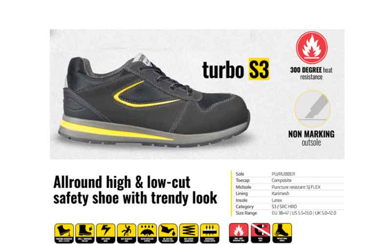  Giày bảo hộ cao cấp Safety Jogger Turbo S3 HRO SRC
